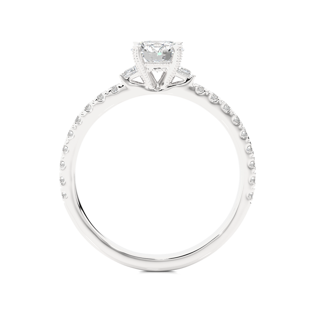 Gracious Pledge Trilogy Ring made with Lab Grown Diamond and Gold