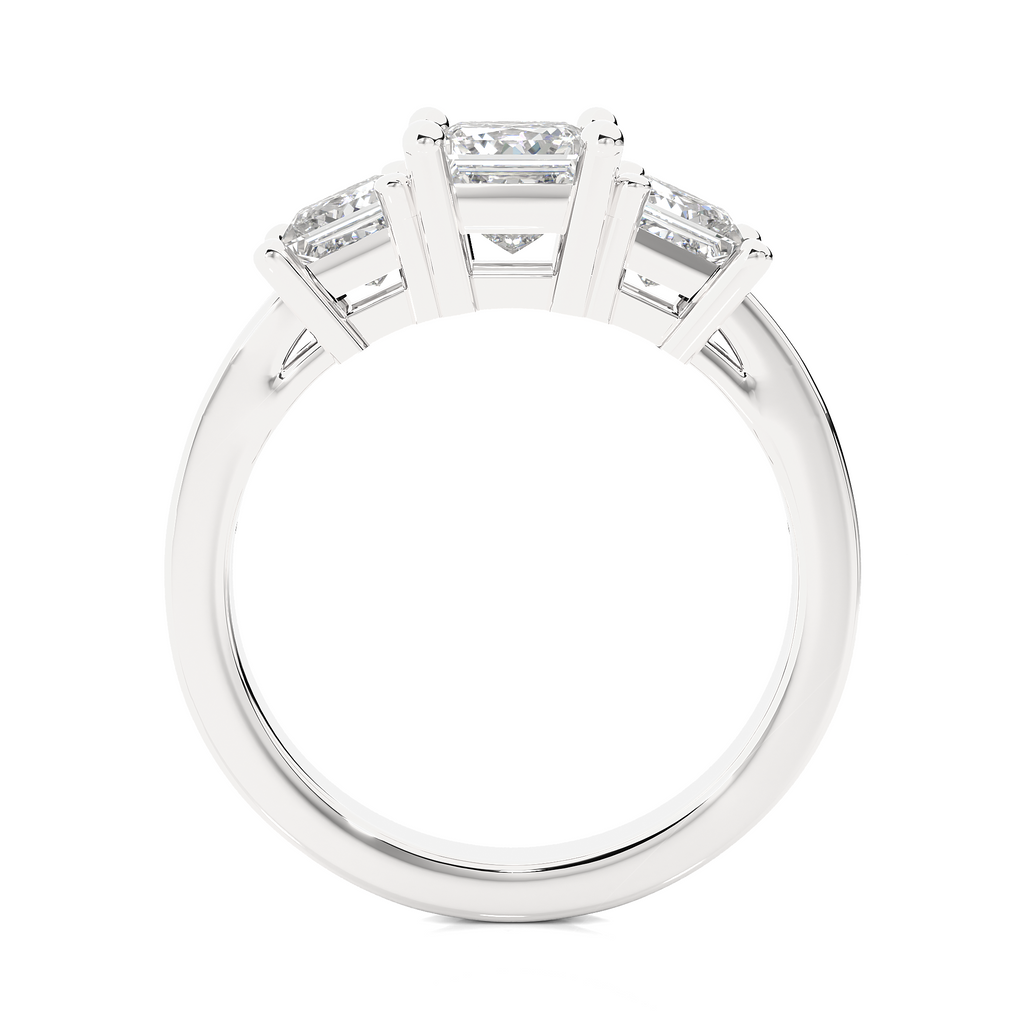 Eternal Fidelity Trilogy Ring made with Lab Grown Diamonds and Fine Gold