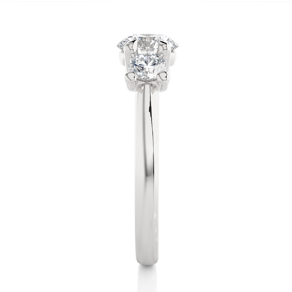 Whispered Vows Lab Grown Diamond Ring - Cherished Love Stories and Anniversaries