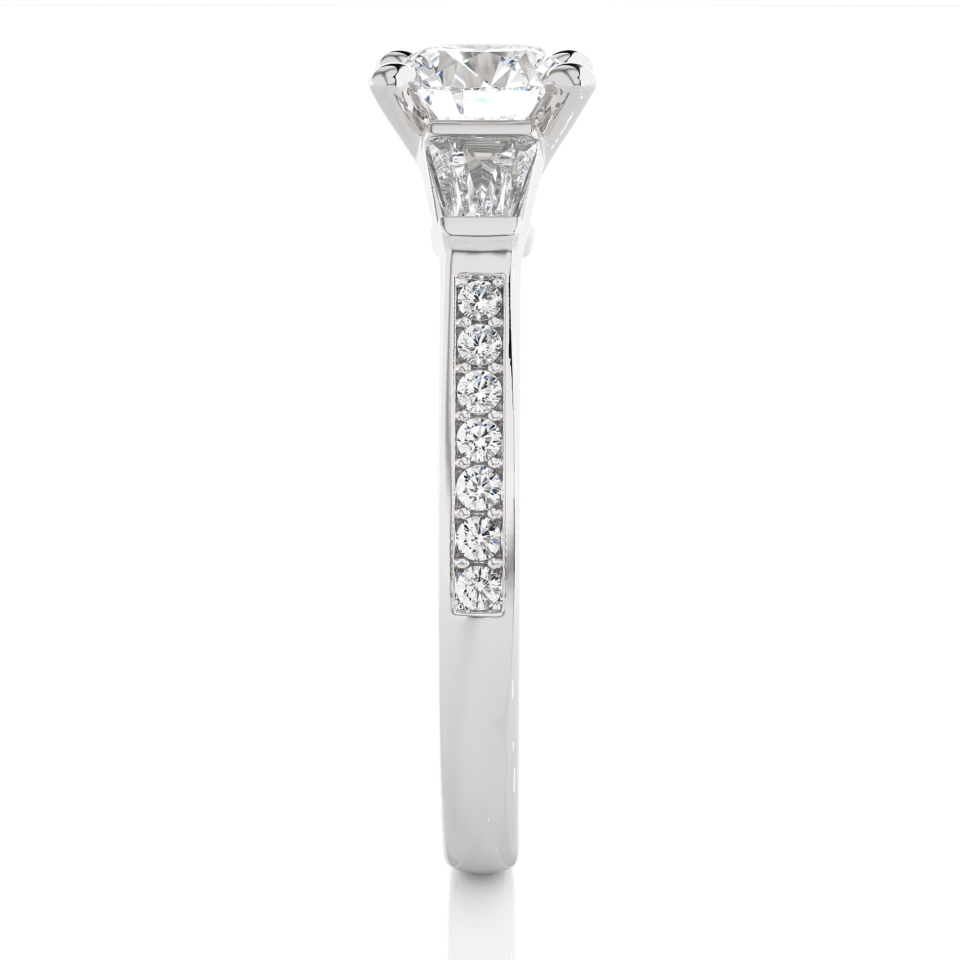 Ethical Kinship Ring - Trilogy made with Fine Gold and Lab Grown Diamonds