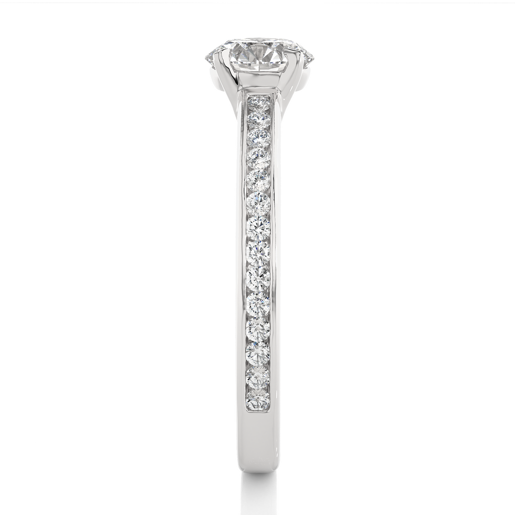 1+0.29  Ct Round Diamond Ring