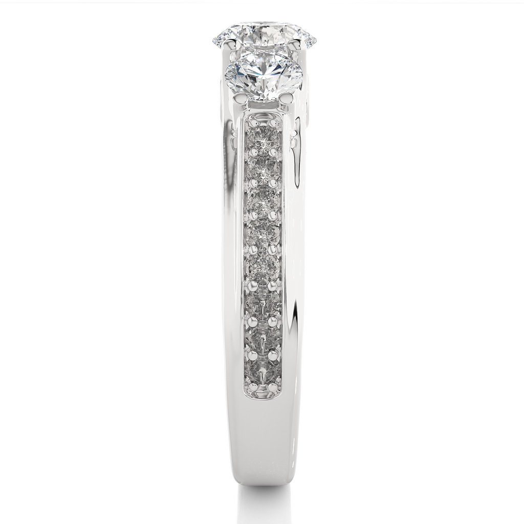 Resilient Bond Ring Round Lab Grown Diamond Ring