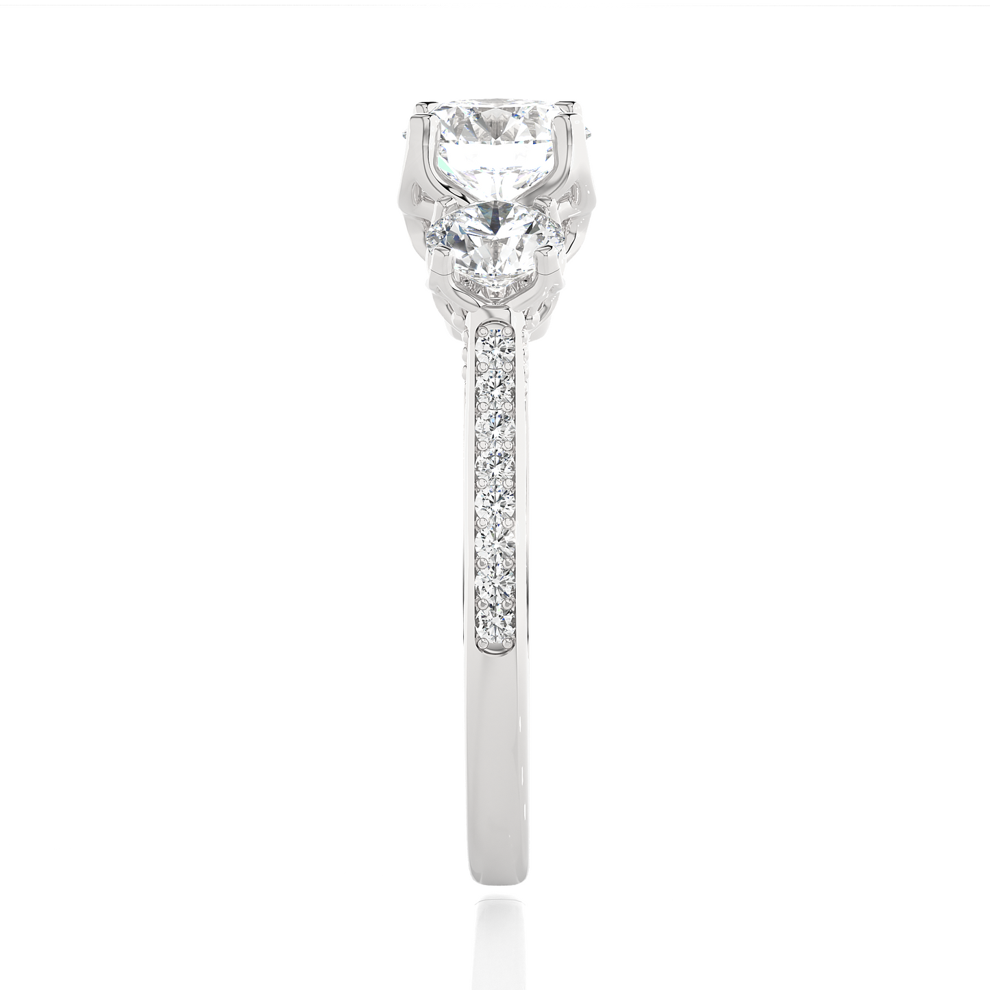 0.1+0.69+0.23  Ct Round Diamond Ring