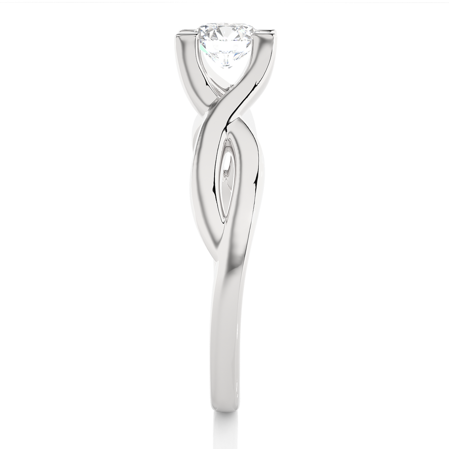 0.5 Ct Round Diamond Ring