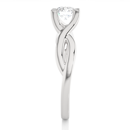 0.5 Ct Round Diamond Ring