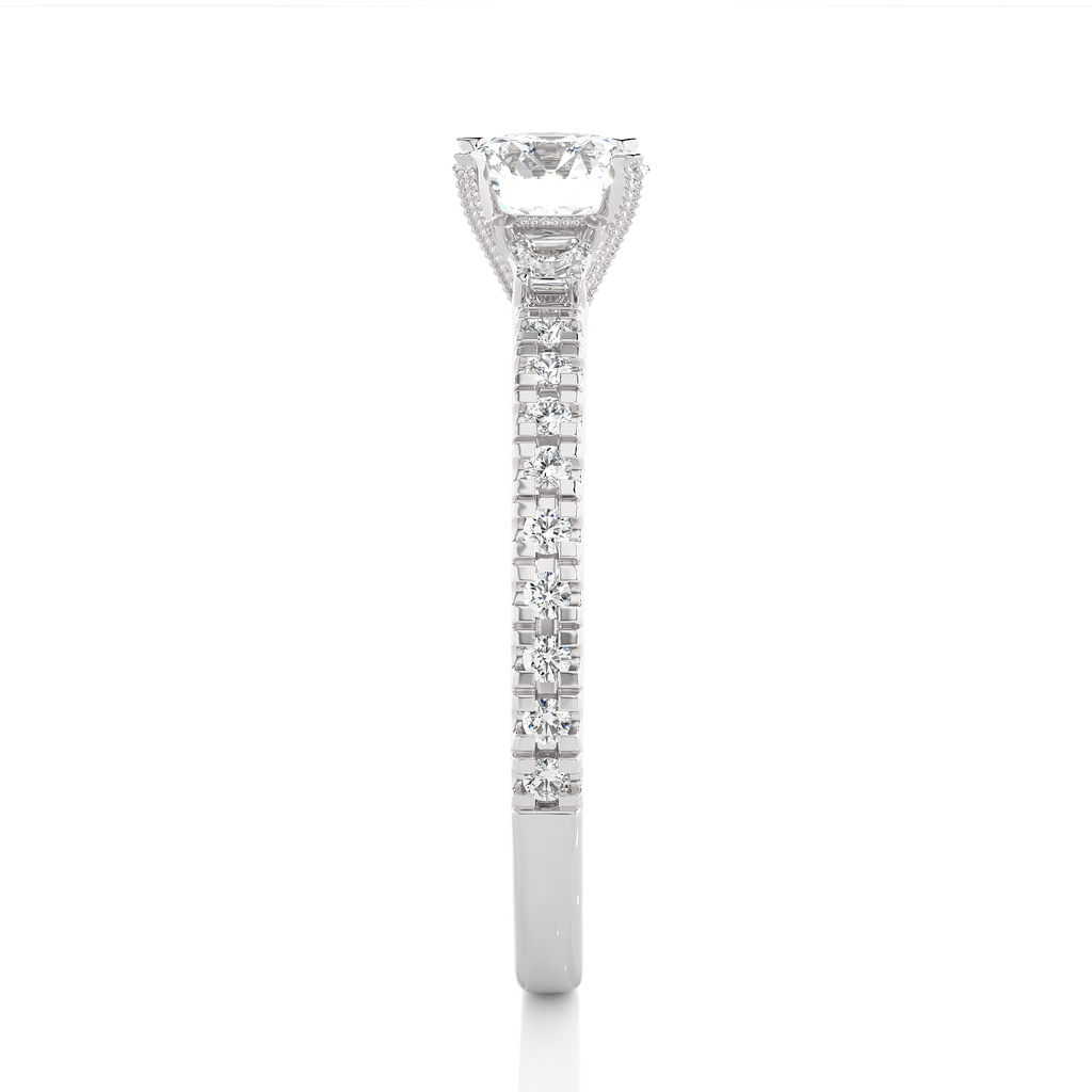 Gracious Pledge Trilogy Ring made with Lab Grown Diamond and Gold