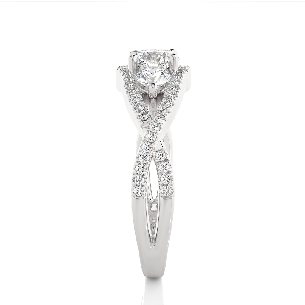 Benevolent Union - Premium Lab Grown Diamond Trilogy Ring