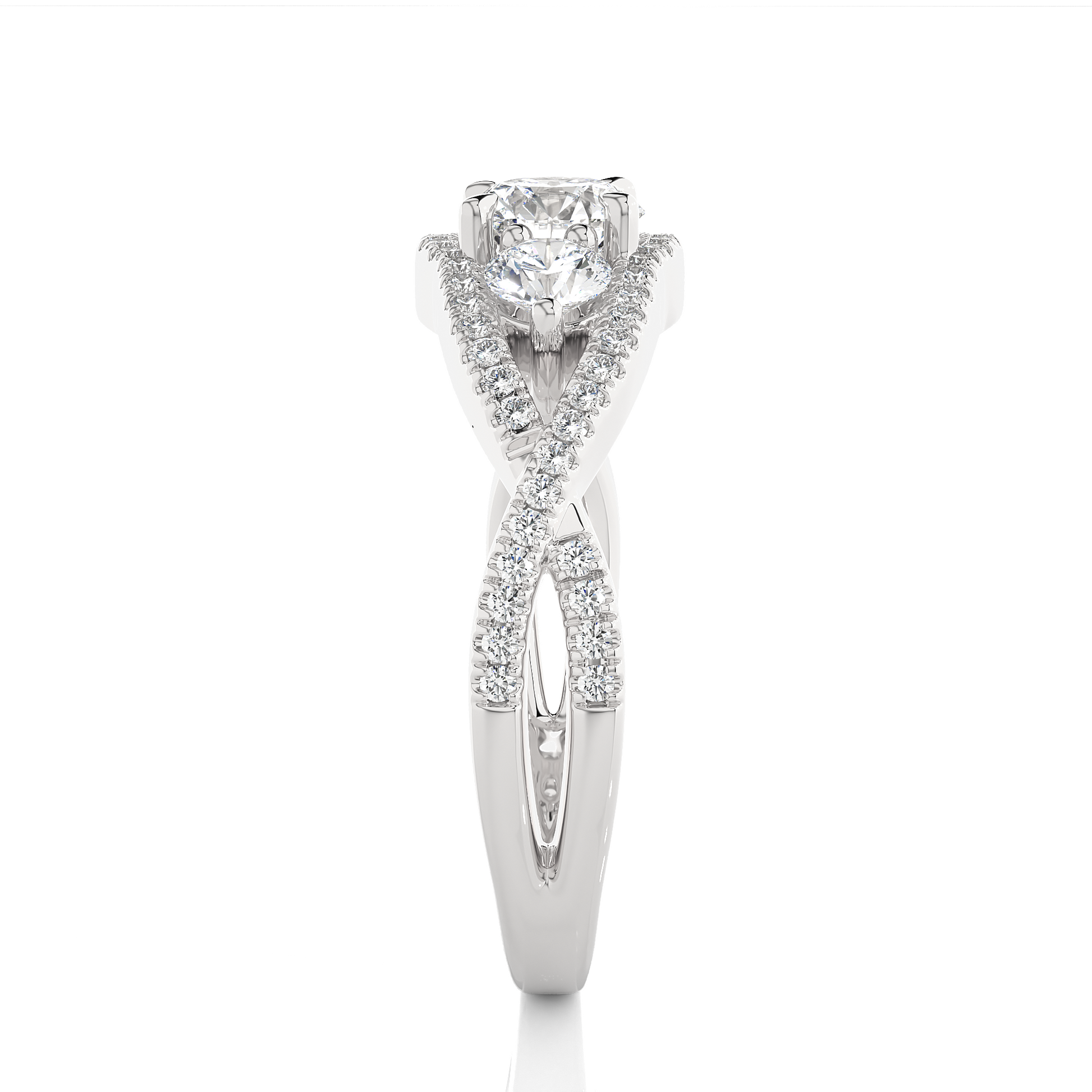 Benevolent Union - Premium Lab Grown Diamond Trilogy Ring