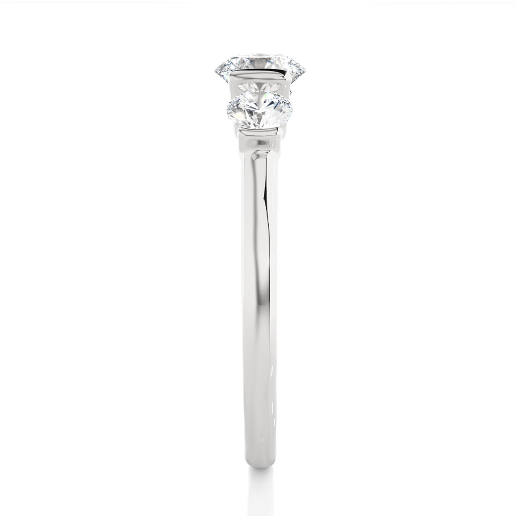 Warm Allegiance - Lab Grown Diamond Trilogy Ring