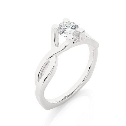 0.5 Ct Round Diamond Ring