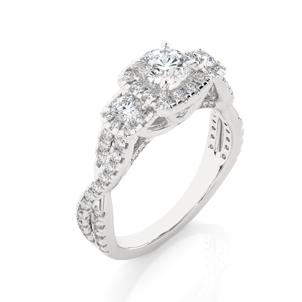 Righteous Affinity Ring - Trilogy Lab Grown Diamond Ring