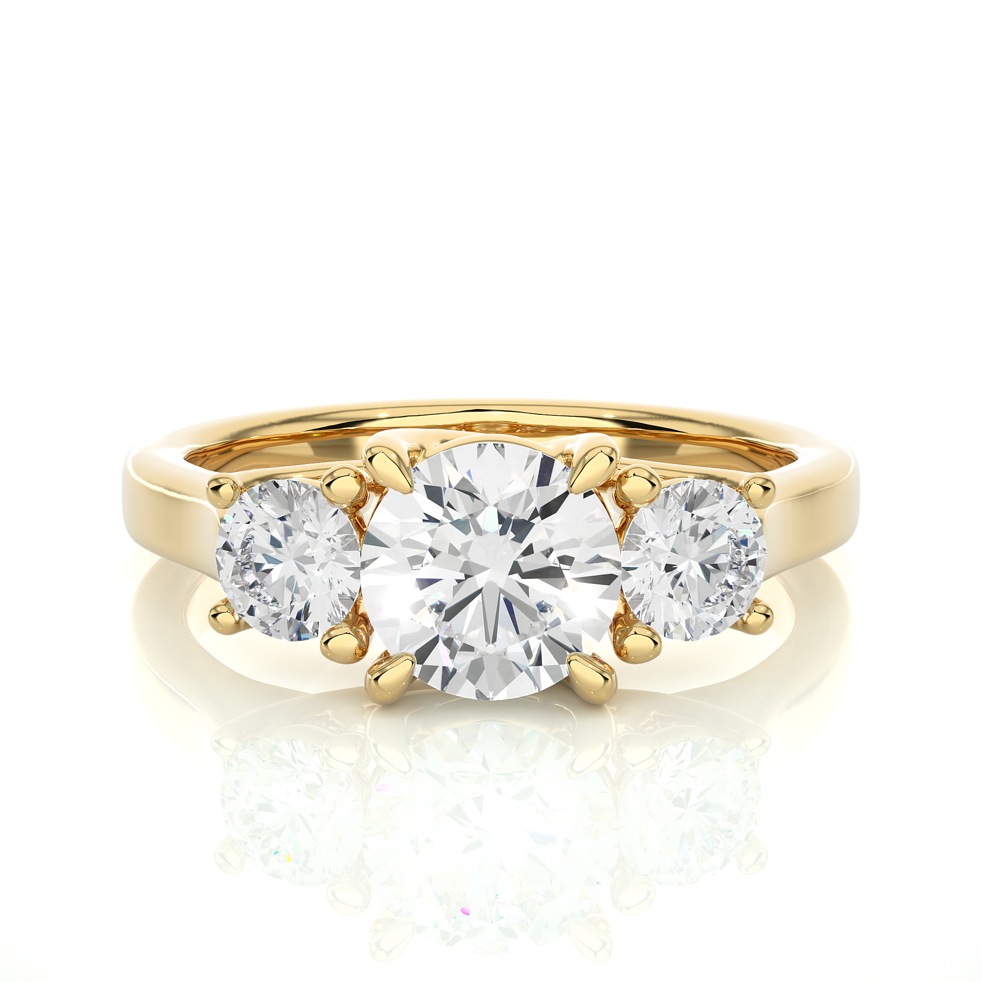 Faithful Embrace Ring made with Gold and Lab Grown Diamonds