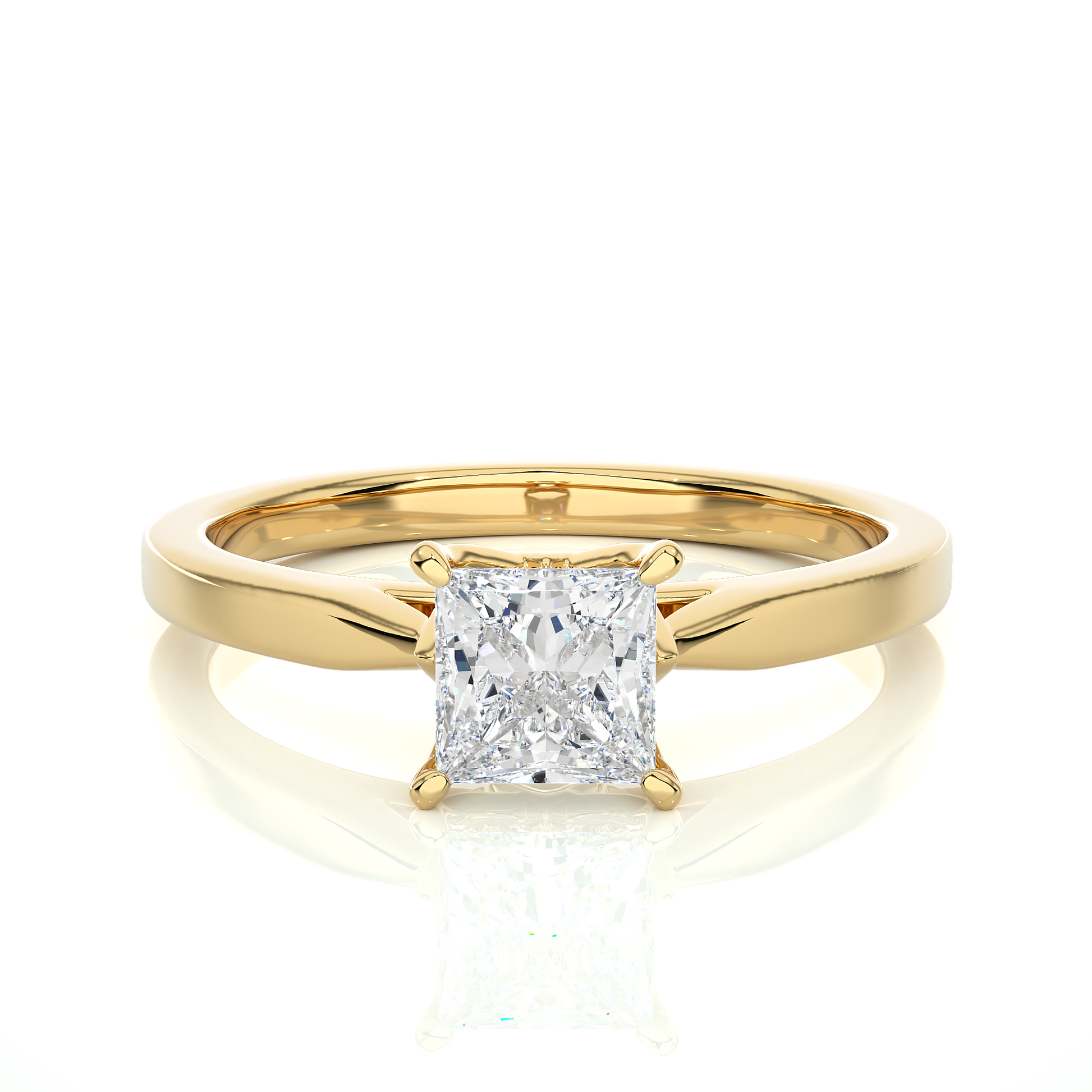 Elegant Princess Diamond Ring – Timeless Beauty with Princess Cut Diamond