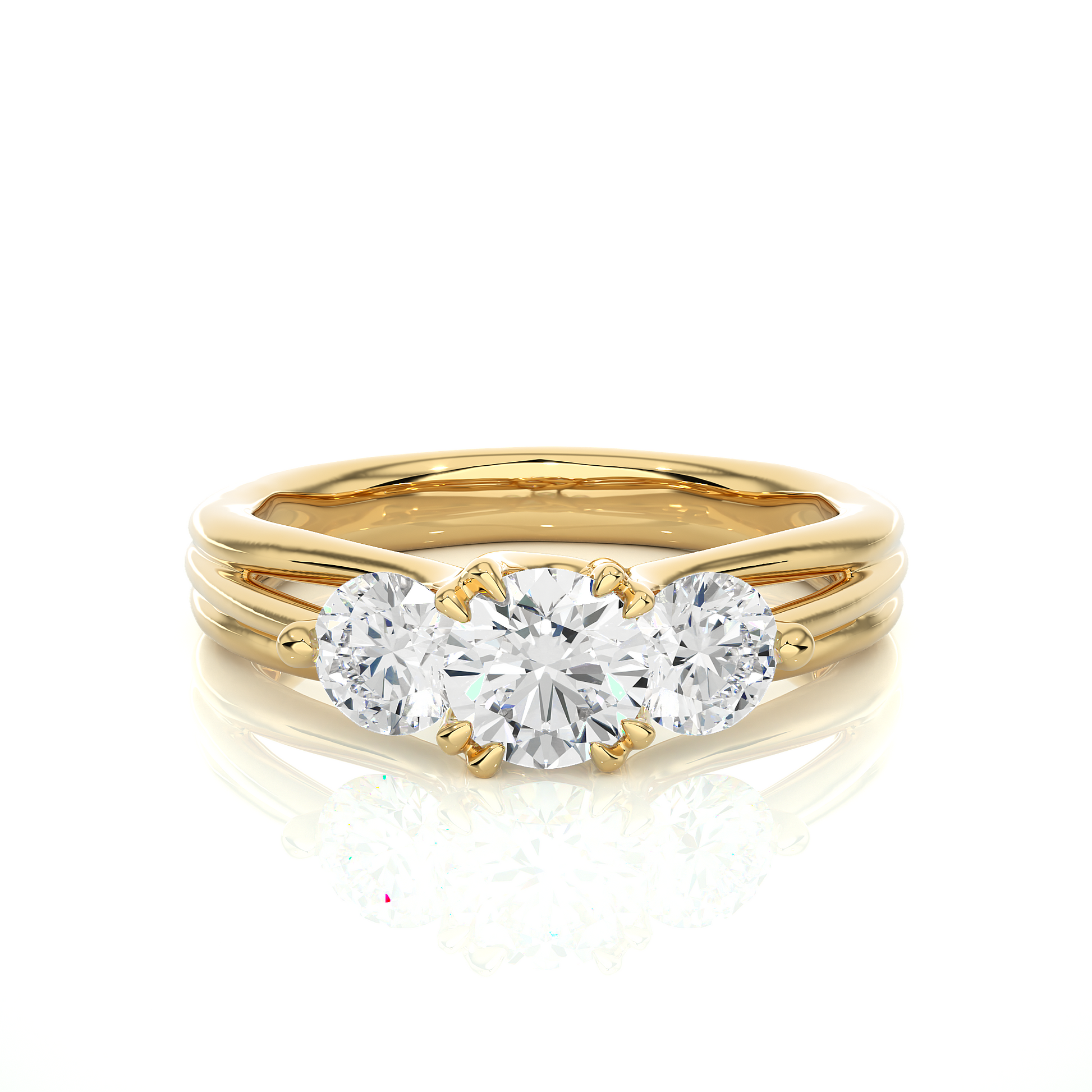 Honorable Vow Ring - Premium Trilogy Lab Grown Diamond Ring