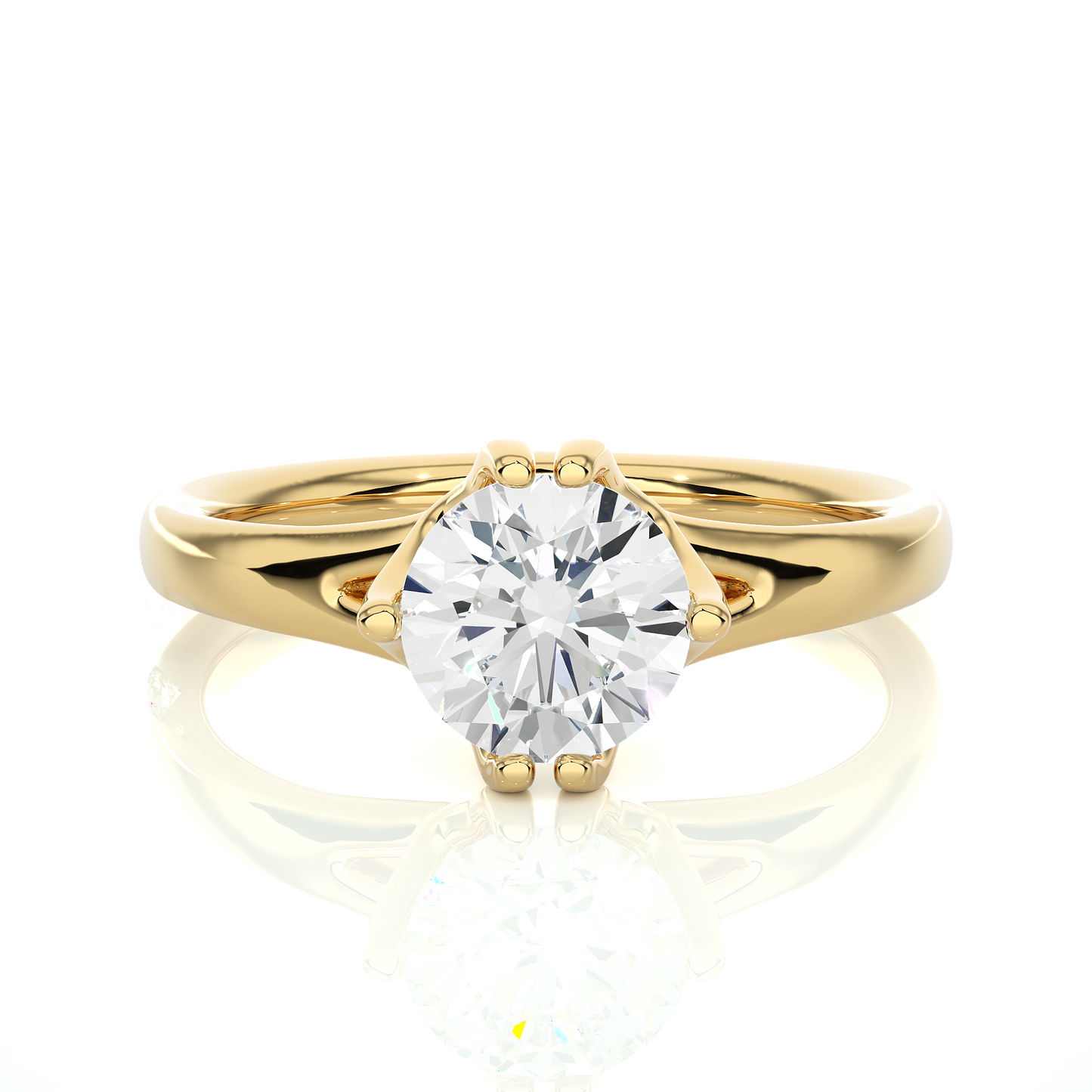 1.1 Ct Round Diamond Ring