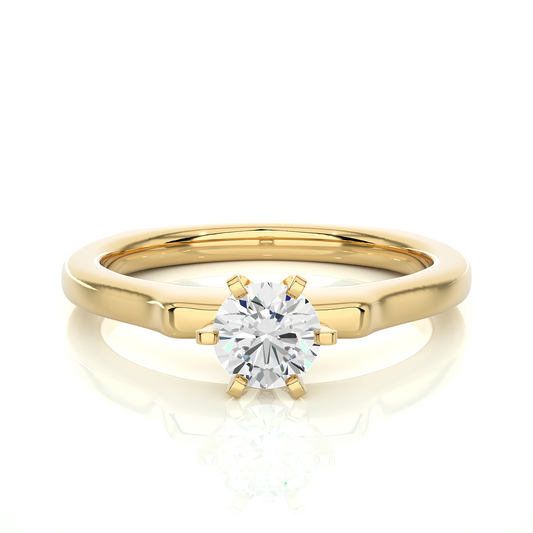 0.5 Ct Round Diamond Ring