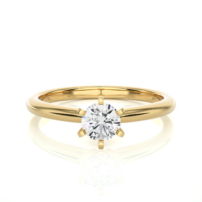 0.4 Ct Round Diamond Ring