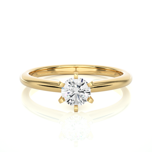 0.4 Ct Round Diamond Ring