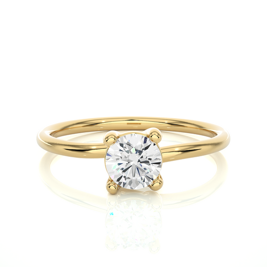 0.5 Ct Round Diamond Ring