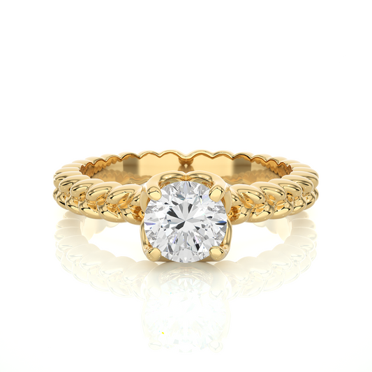 1 Ct Round Diamond Ring