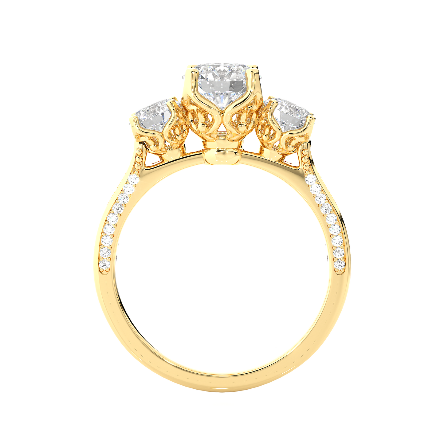 0.1+0.69+0.23  Ct Round Diamond Ring