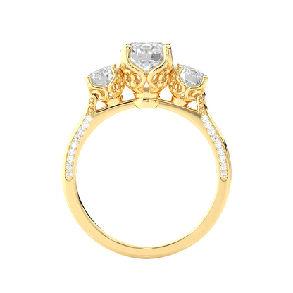 0.1+0.69+0.23  Ct Round Diamond Ring