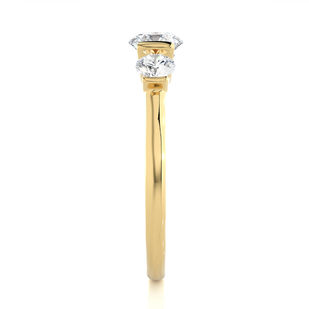 Warm Allegiance - Lab Grown Diamond Trilogy Ring
