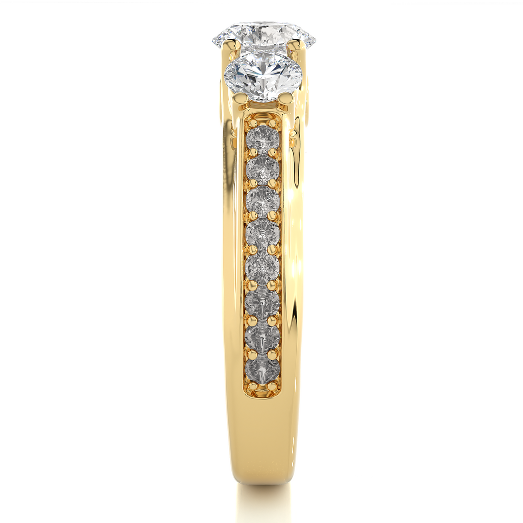 Resilient Bond Ring Round Lab Grown Diamond Ring