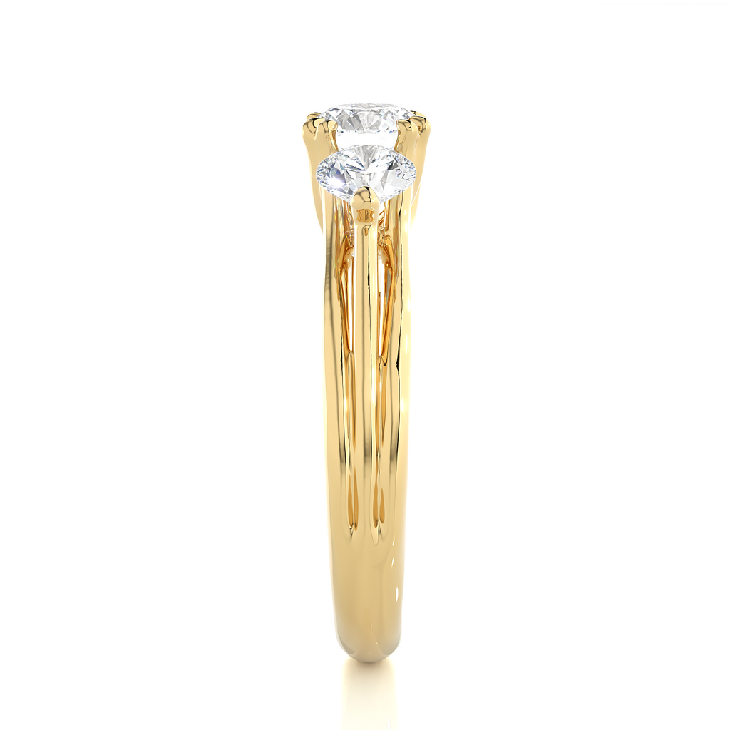 Honorable Vow Ring - Premium Trilogy Lab Grown Diamond Ring