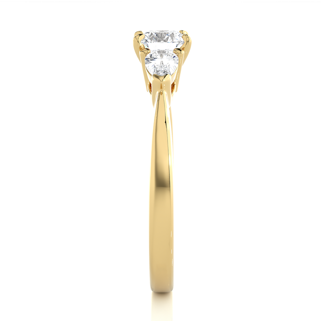 Harmony Ring - Built for lasting relationship with Fine Gold and Lab Grown Diamonds