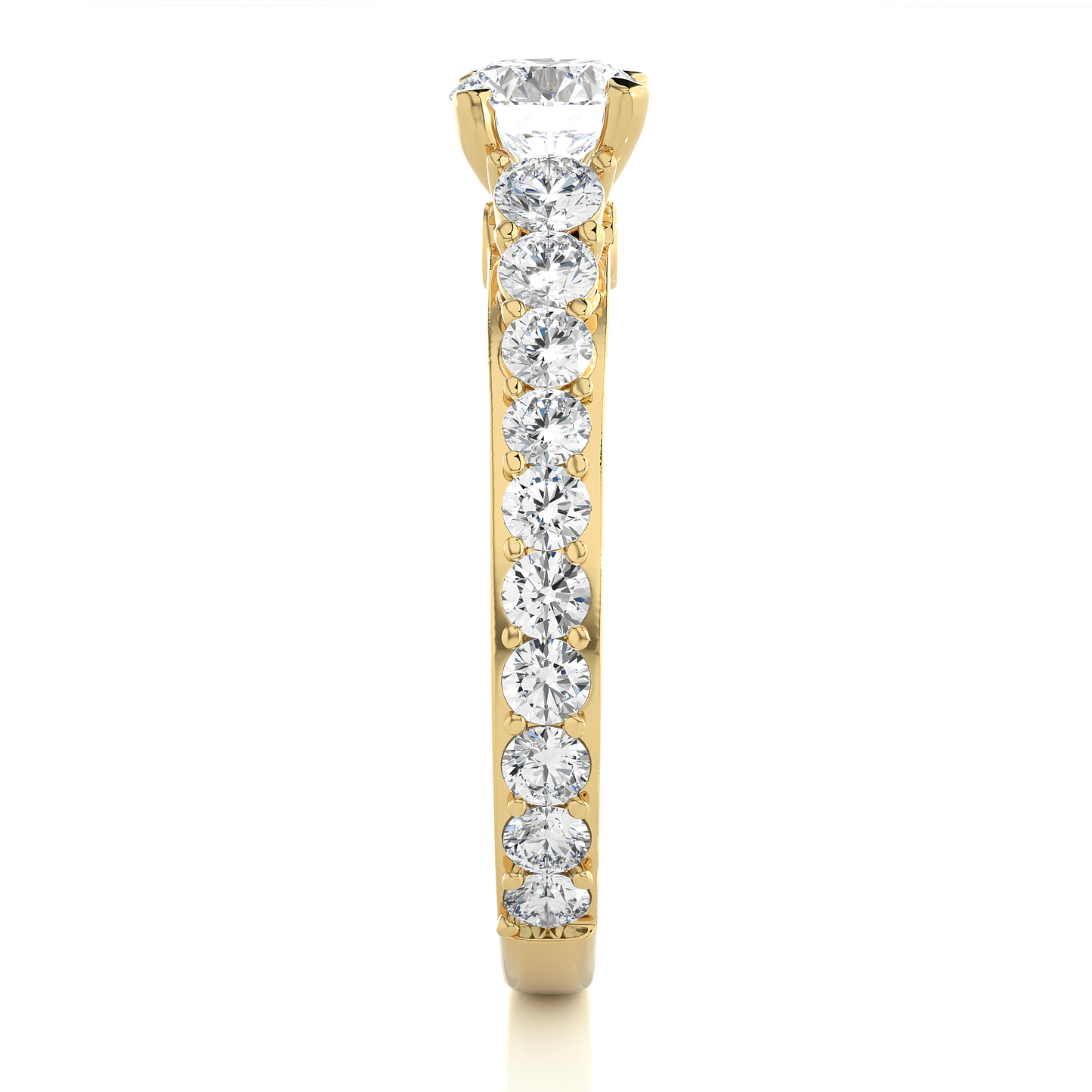 0.6+1.20 Ct Round Diamond Ring