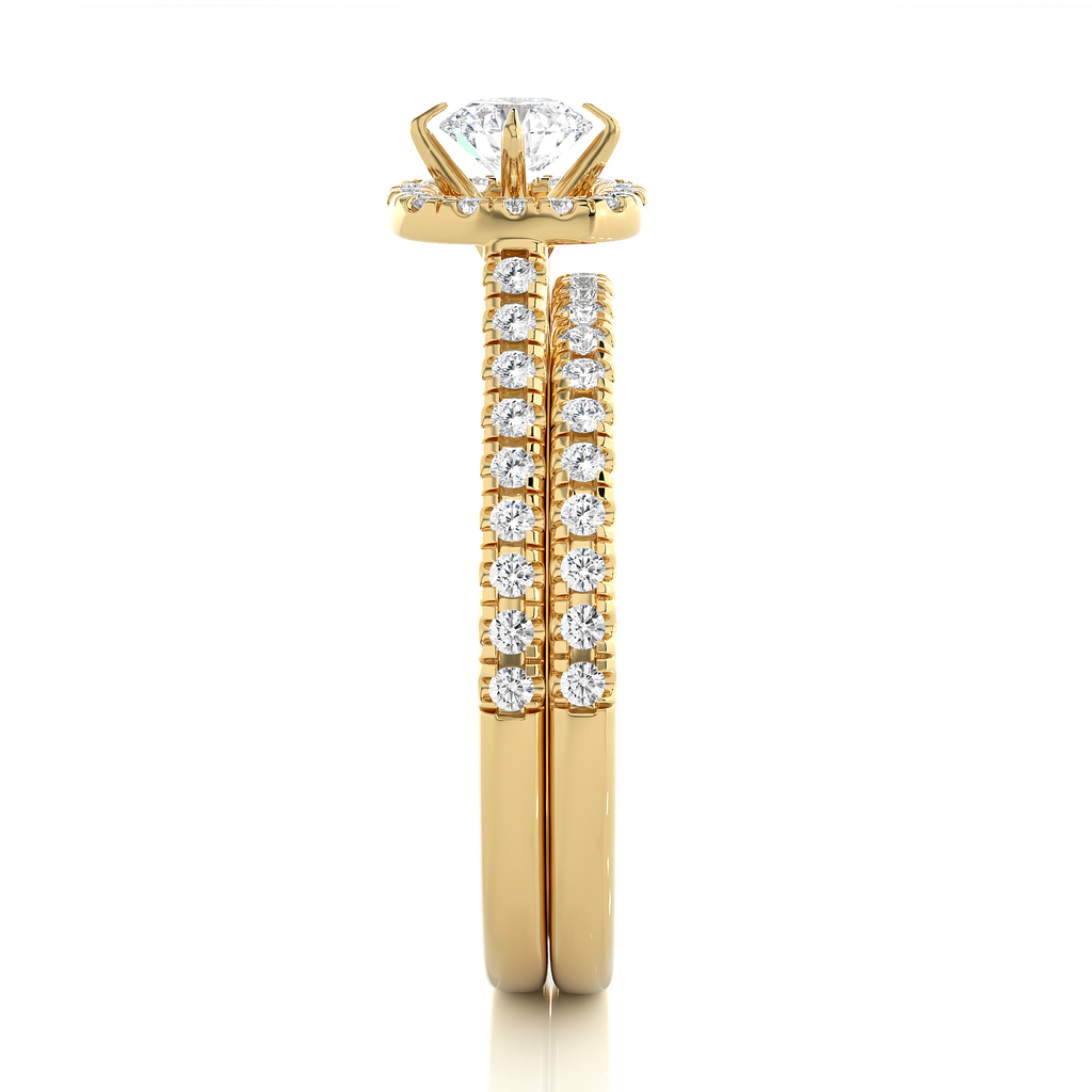 0.8+0.50 Ct Round Diamond Ring
