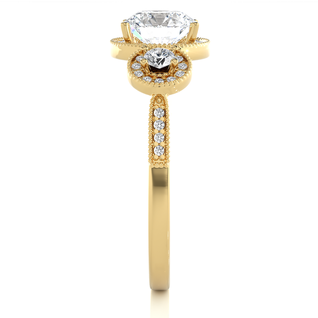 Virtuous Bond Lab Grown Ring with Fine Gold