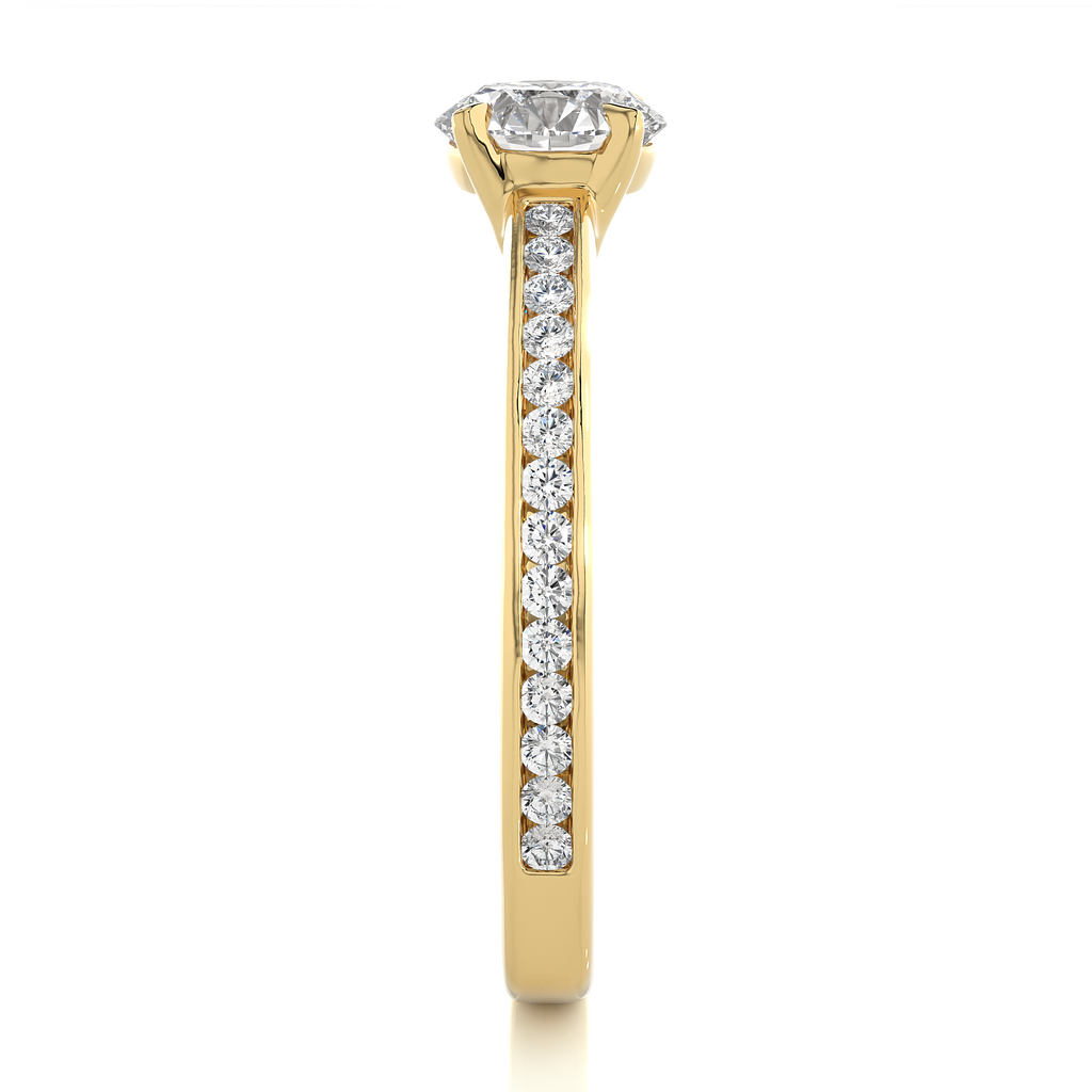 1+0.29  Ct Round Diamond Ring