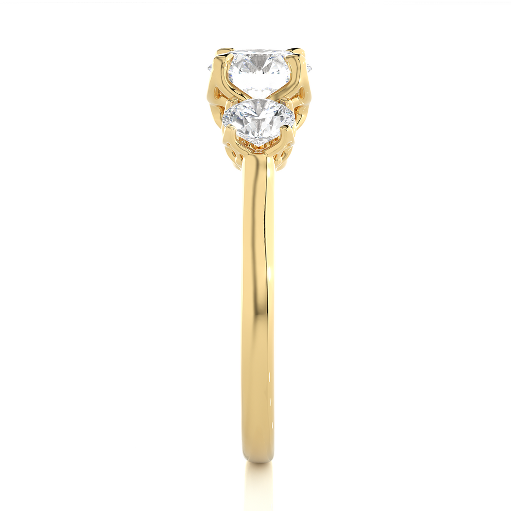 Lifelong Vows and Love Ring made with Gold and Lab Grown Diamonds