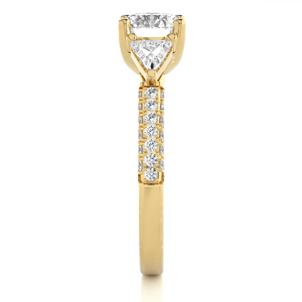 Timeless Affinity Ring - Fine Gold and Lab Grown Diamond