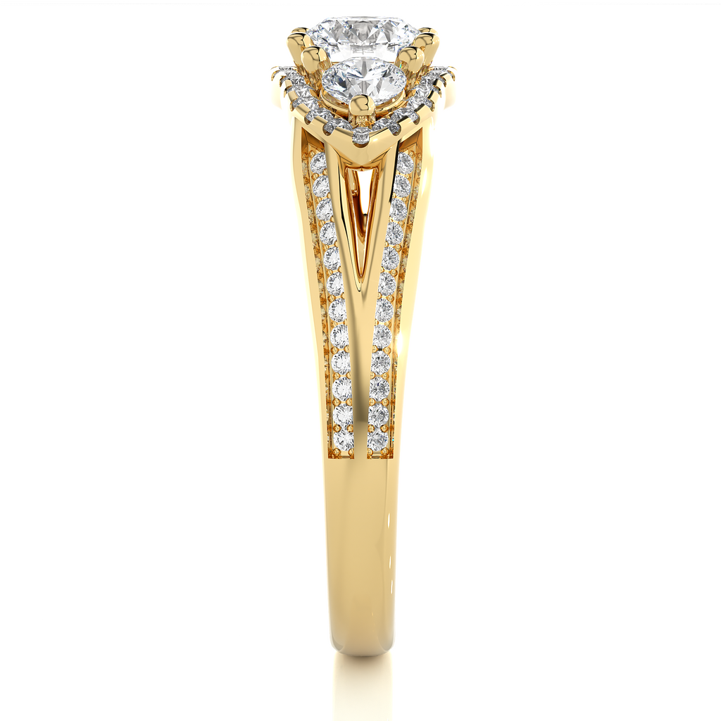 Kinship - Premium Trilogy Lab Grown Diamond Ring for her