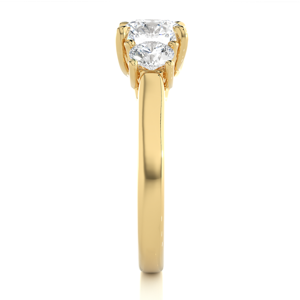 Faithful Embrace Ring made with Gold and Lab Grown Diamonds