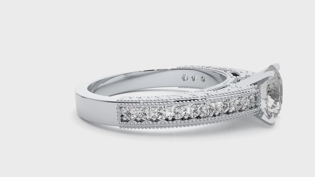 0.20+0.28 Ct Round Diamond Ring