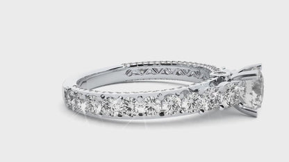 0.6+1.20 Ct Round Diamond Ring