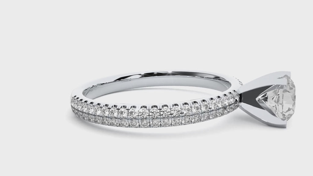 Auric Spark - Elevated Premium Round Lab Grown Diamond Solitaire