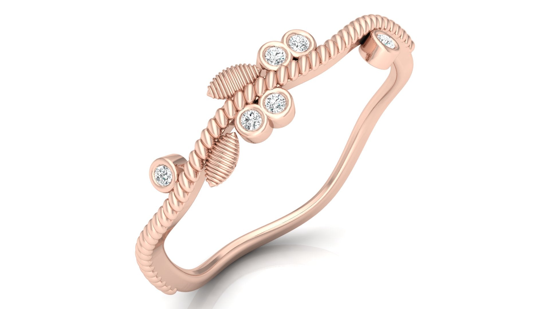 0.04 Ct Round  Diamond Ring