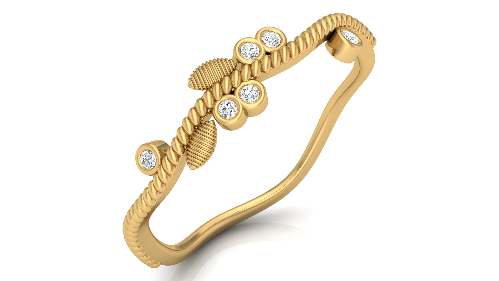 0.04 Ct Round  Diamond Ring