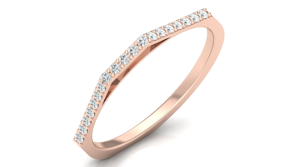 0.12 Ct Round  Diamond Ring