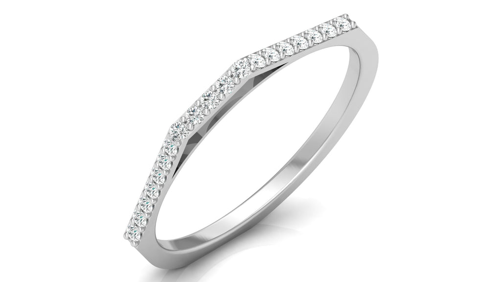 0.12 Ct Round  Diamond Ring