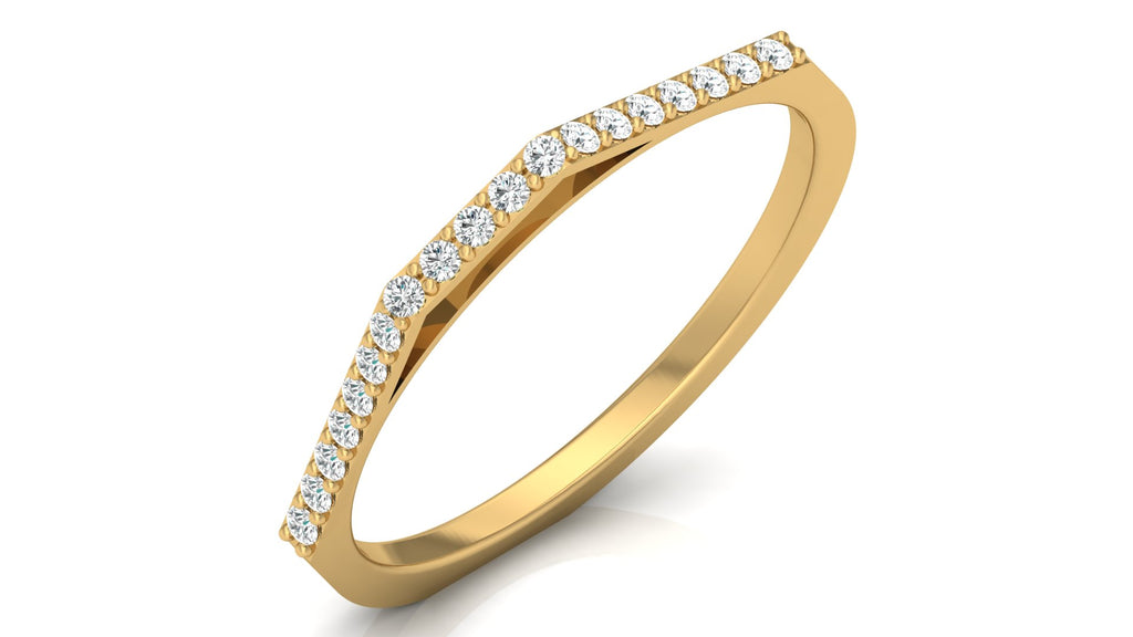 0.12 Ct Round  Diamond Ring