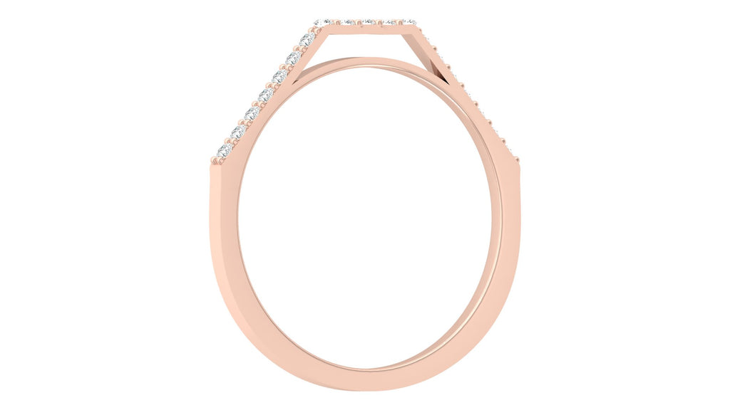 0.12 Ct Round  Diamond Ring