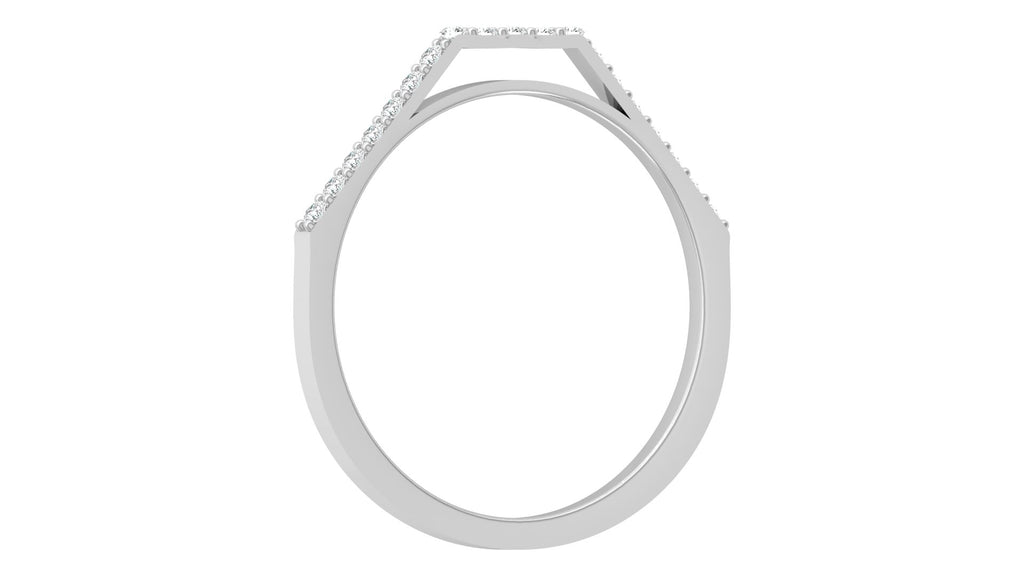 0.12 Ct Round  Diamond Ring