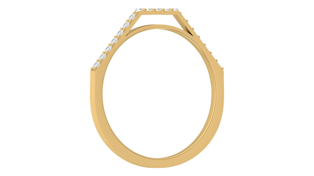 0.12 Ct Round  Diamond Ring