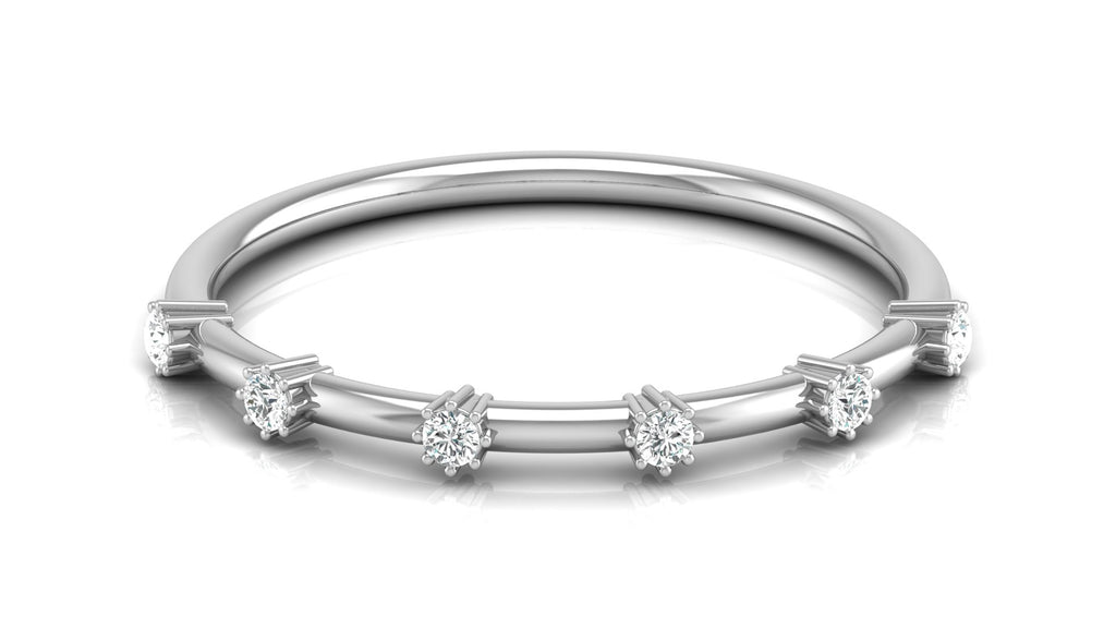 0.08 Ct Round  Diamond Ring